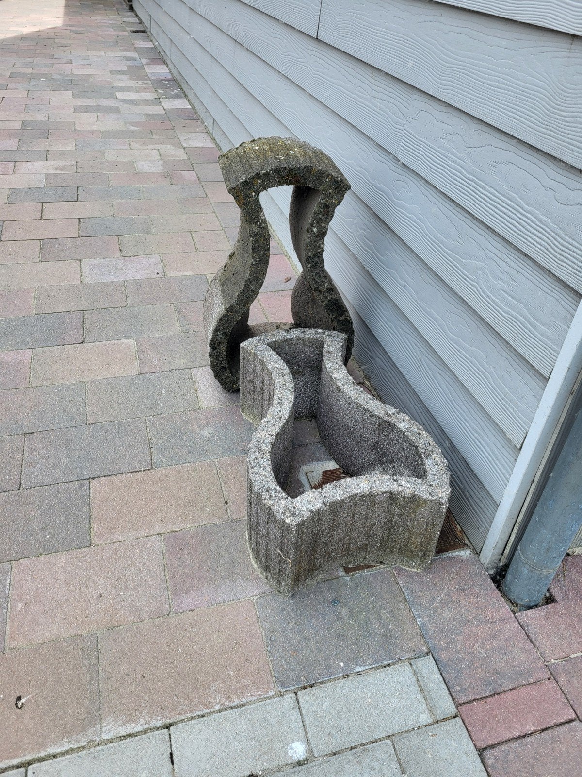 Beton bloembakken, Ophalen, Beton