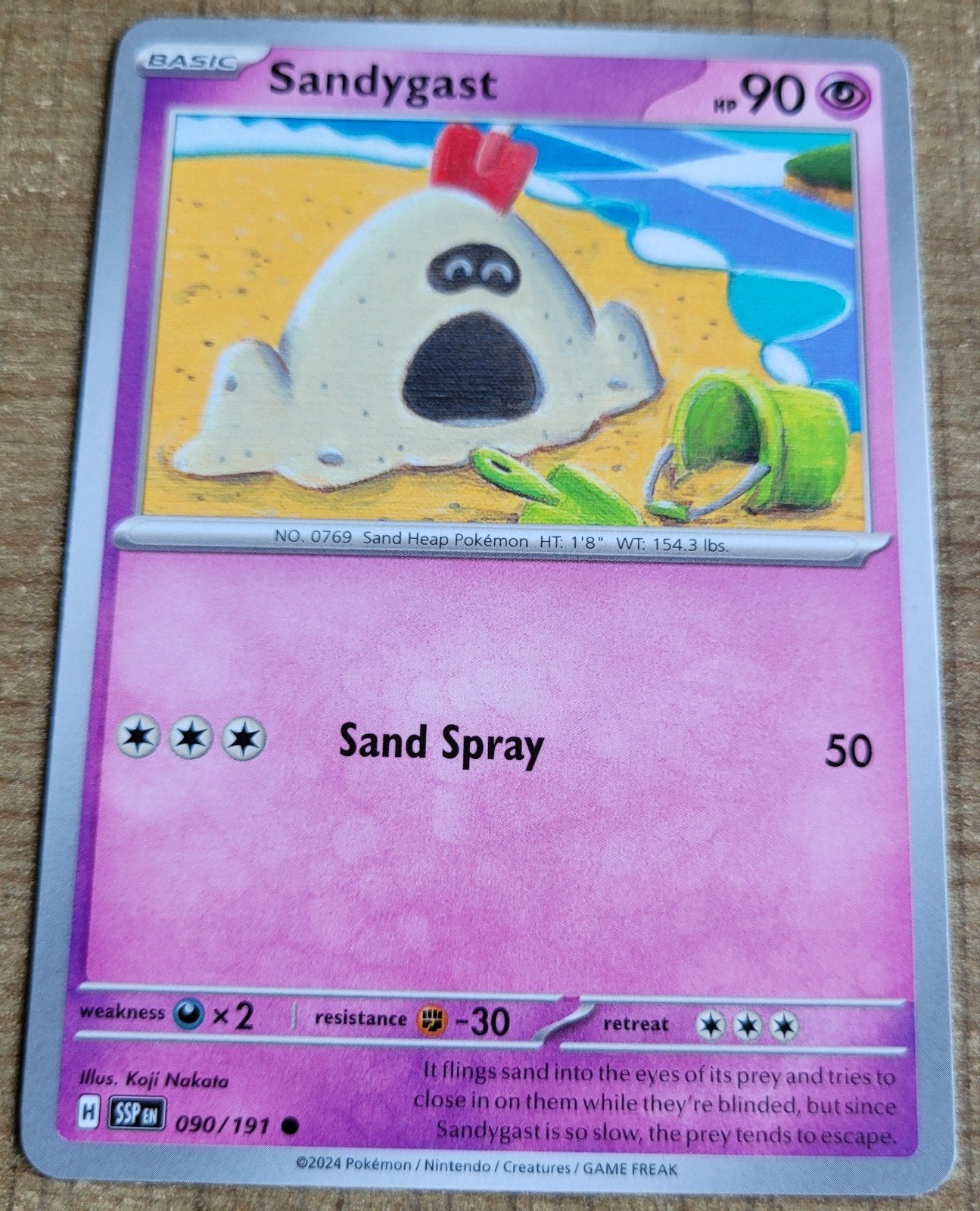 Sandygast (090/191), Ophalen of Verzenden, Zo goed als nieuw, Losse kaart