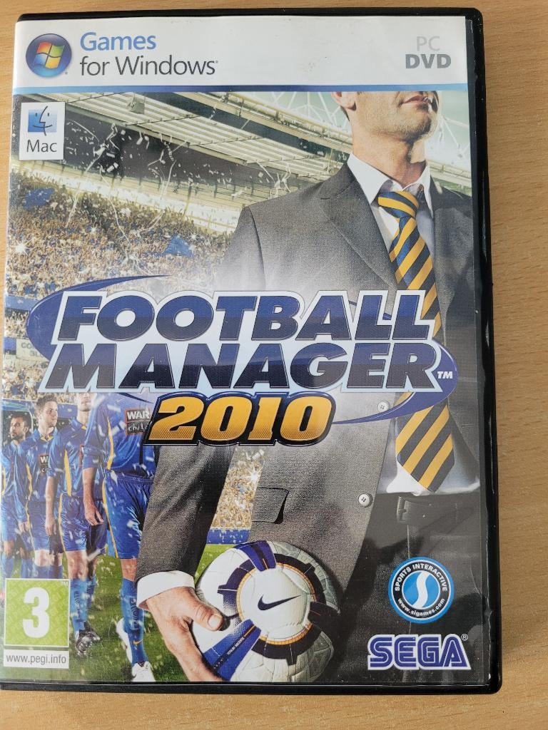 JEU VINTAGE SEGA-FOOTBALL MANAGER 2010, Enlèvement ou Envoi, Comme neuf, Sport