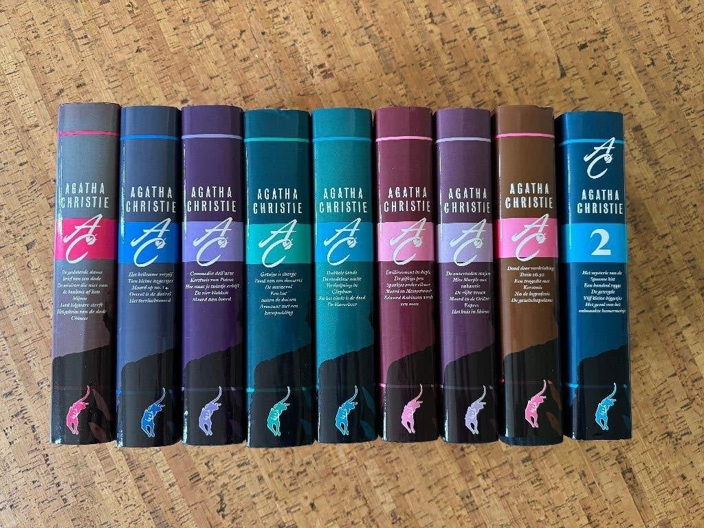 Agatha Christie - set vijflingen, Ophalen, Zo goed als nieuw, Agatha Christie