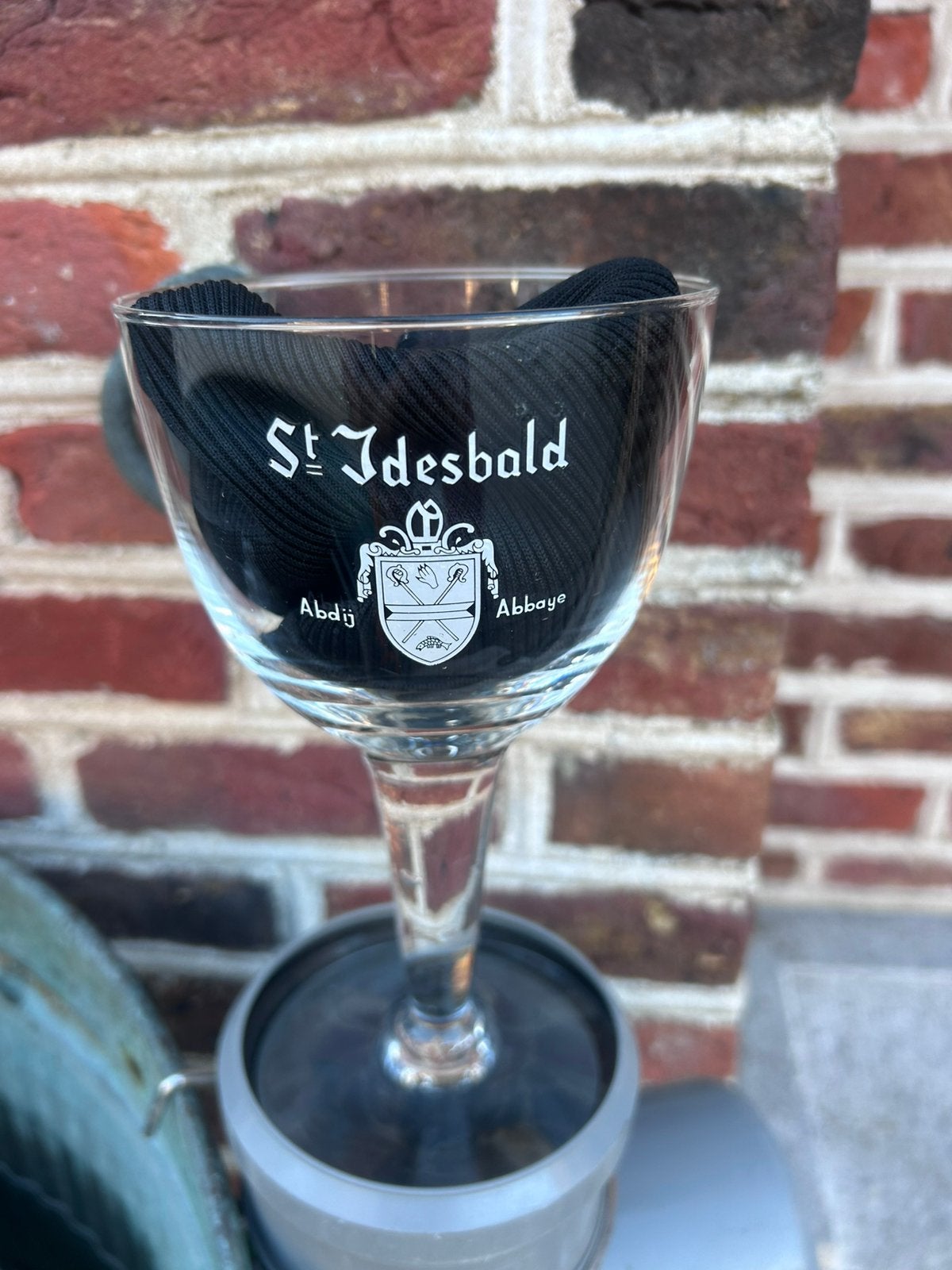 Sint Idesbaldus abdijglazen, Ophalen, Gebruikt, Bierglas