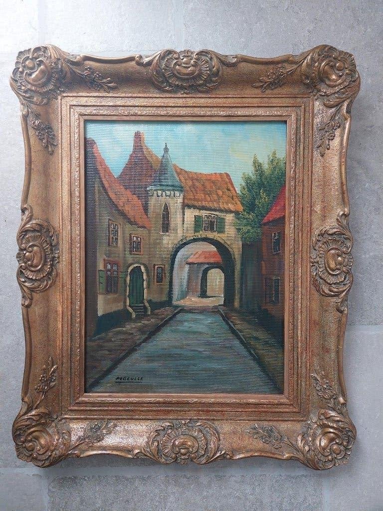 peinture, Peinture à l'huile, Paysage, Signé, Enlèvement