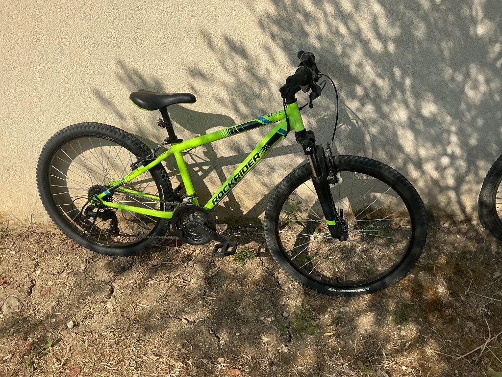 VTT rockrider st500, Vélos & Vélomoteurs, Vitesses, Enlèvement, Frein sur jante, 24 pouces