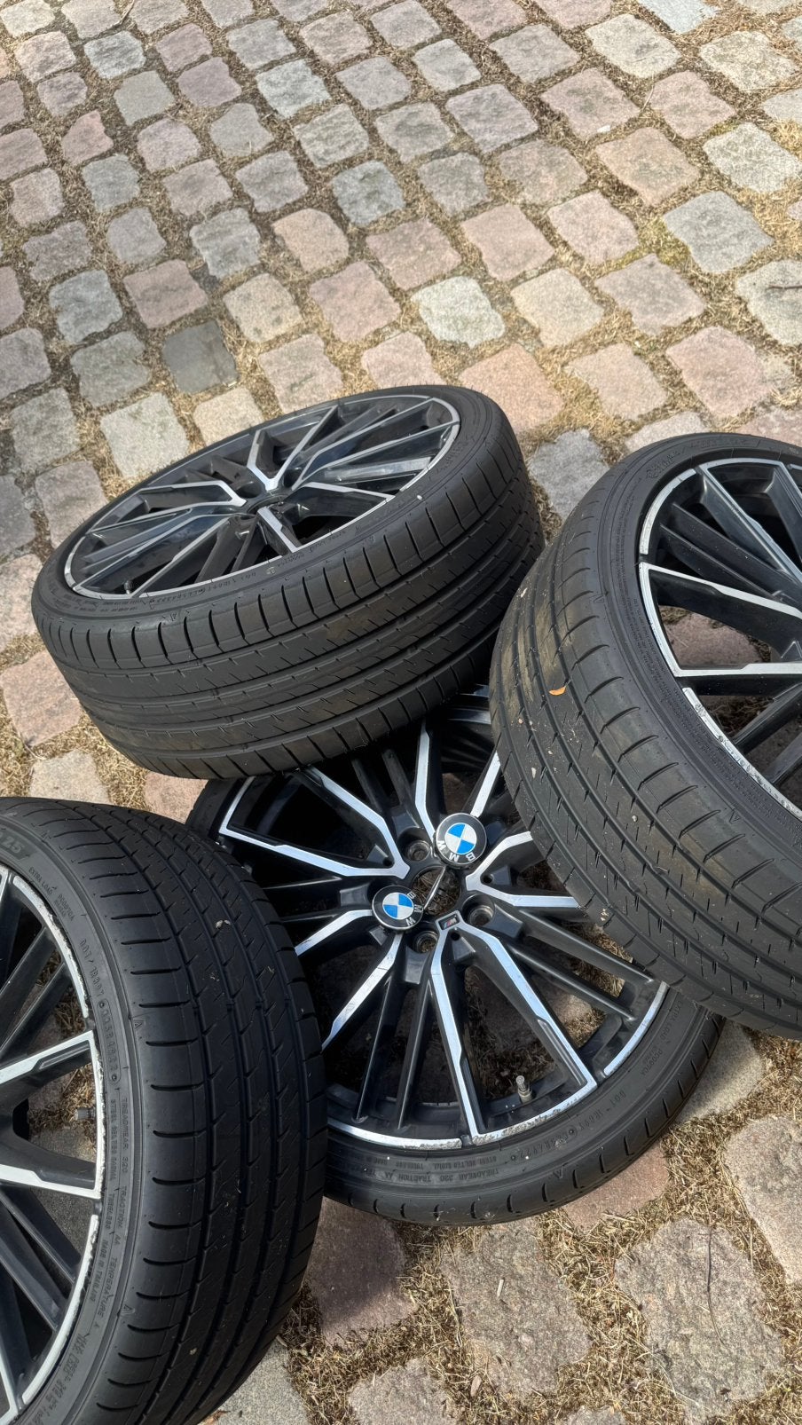 BMW M Style 19” Diamond Cut (herstelset) met banden, Ophalen, Band(en)