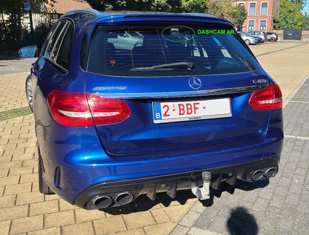 :ercedes C43 AMG 2017 - S205, Auto's, Automaat, Euro 6, Blauw, Alcantara