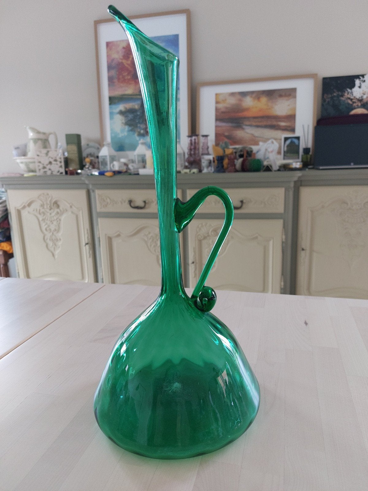 Glazen vaas, Antiek en Kunst, Ophalen