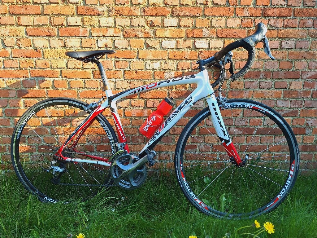 koersfiets carbon vrouwenmodel prorace, Fietsen en Brommers, Fietsen | Racefietsen, Gebruikt, Carbon, Velgrem, 49 tot 53 cm