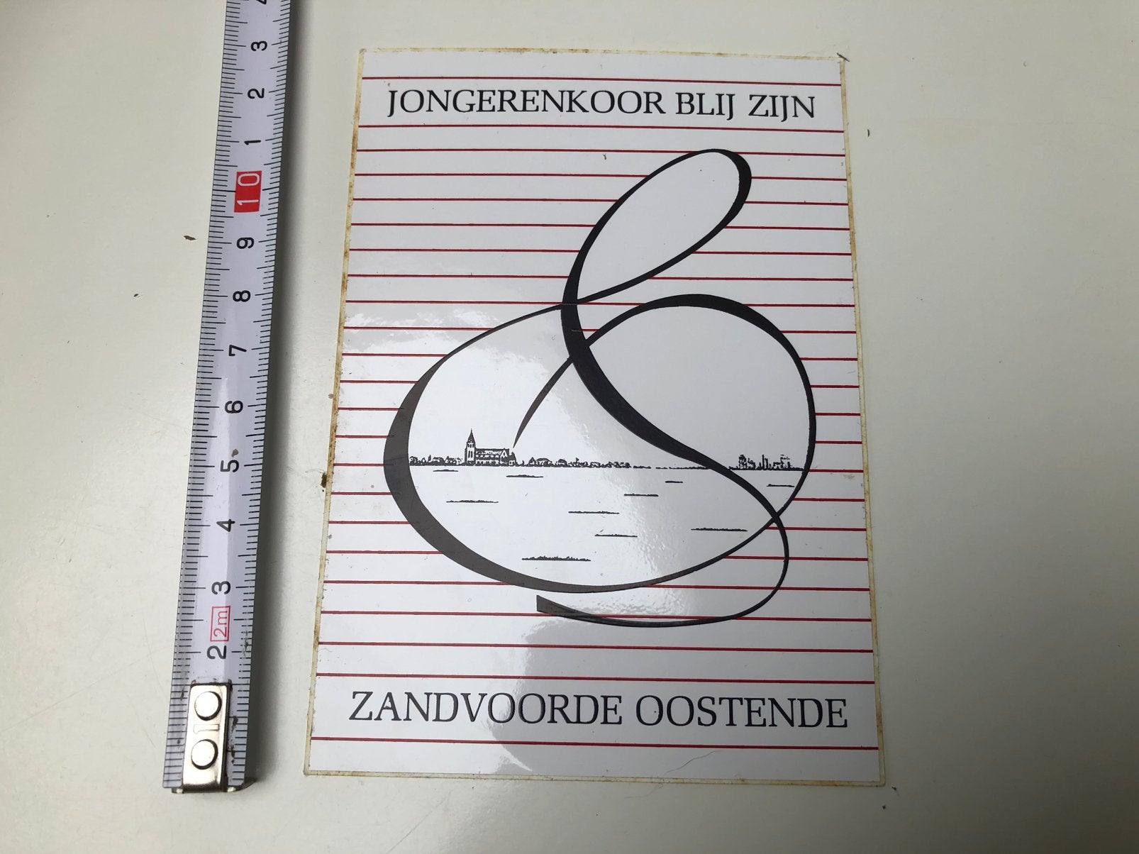Sticker Jongerenkoor Blij Zijn uit Zandvoorde, Ophalen of Verzenden, Nieuw, Bedrijf of Vereniging