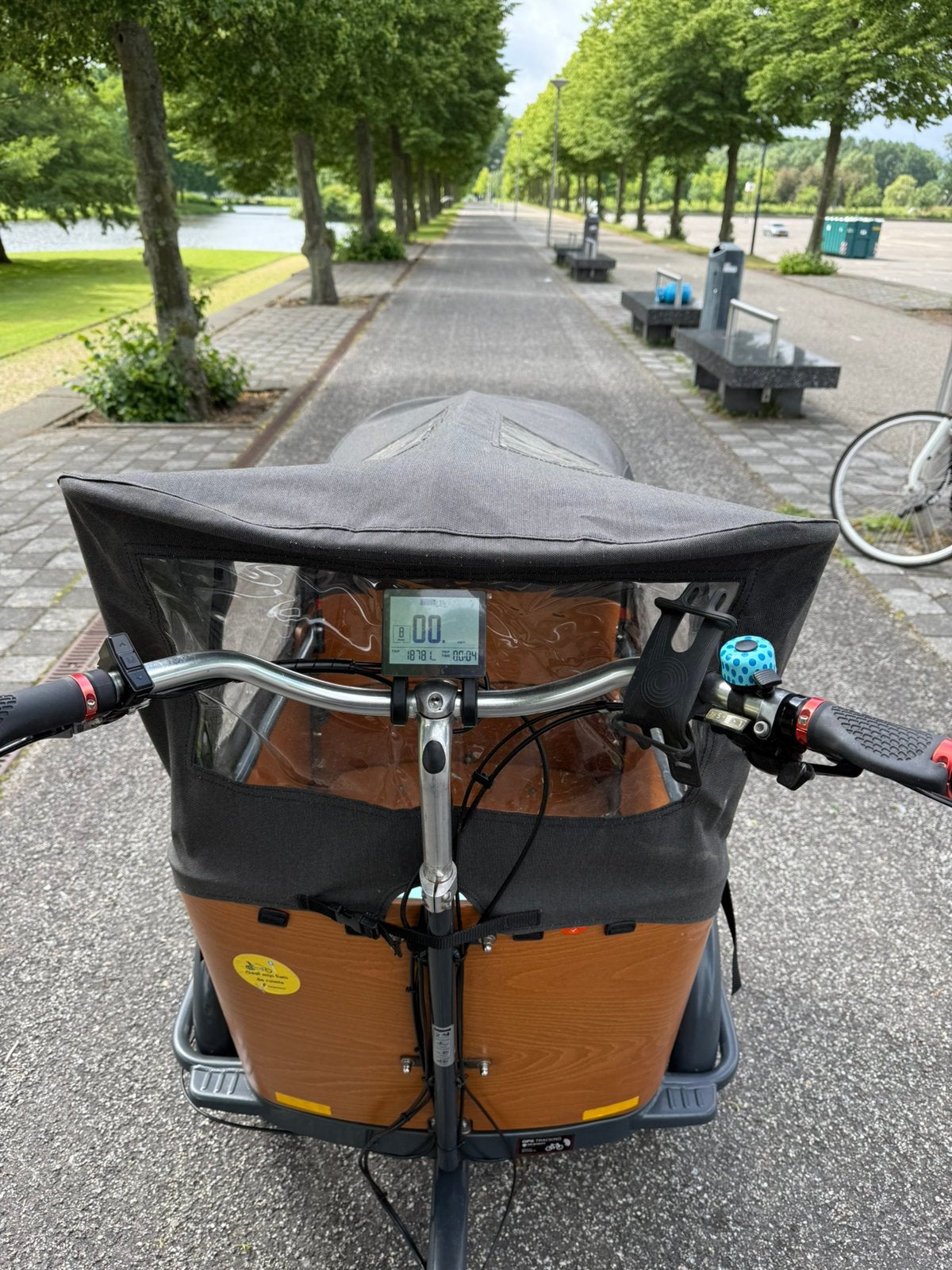Babboe curve bakfiets elektrish, Fietsen en Brommers, Fietsen | Bakfietsen, Ophalen, Zo goed als nieuw