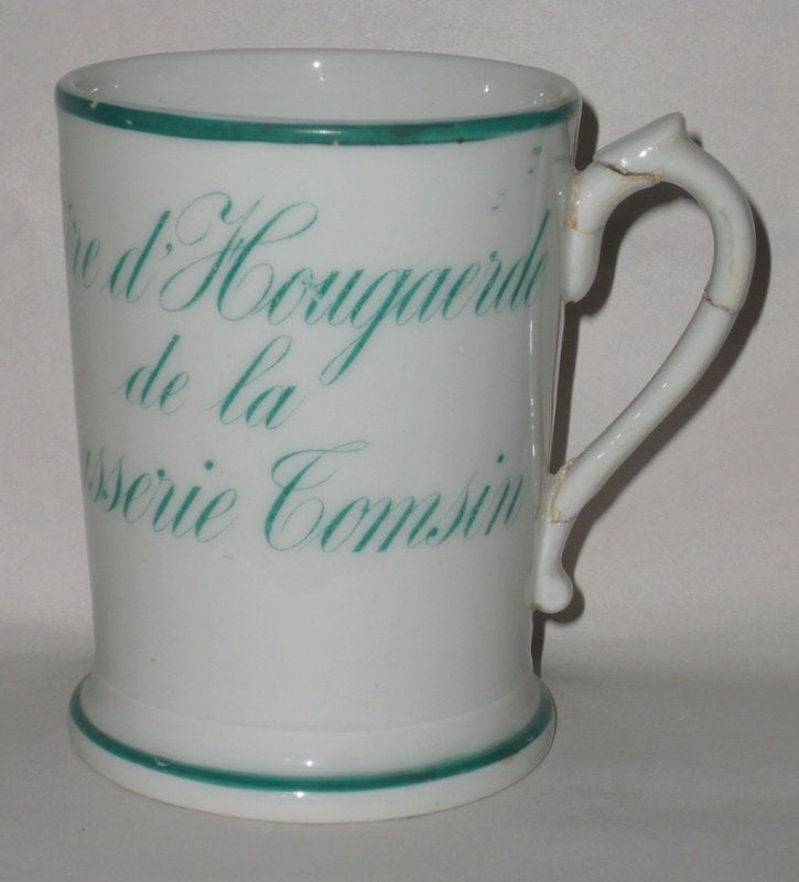 HOEGAARDEN BROUWERIJ TOMSIN BIERPOT PETRE BAUDOUR CA 1920, Ophalen of Verzenden, Gebruikt, Pul(len), Overige merken