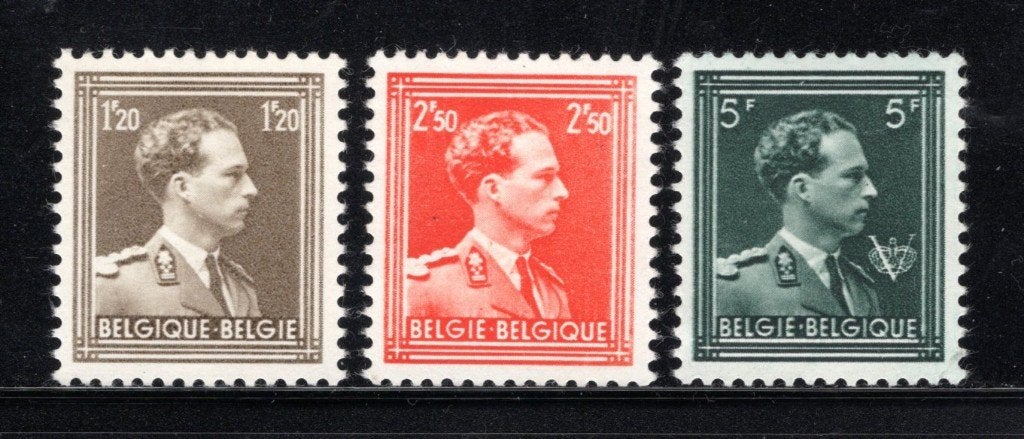 1005/1007 MNH 1956 - S.M. le Roi Léopold 3 COB 280€, Enlèvement ou Envoi, Non oblitéré, Neuf