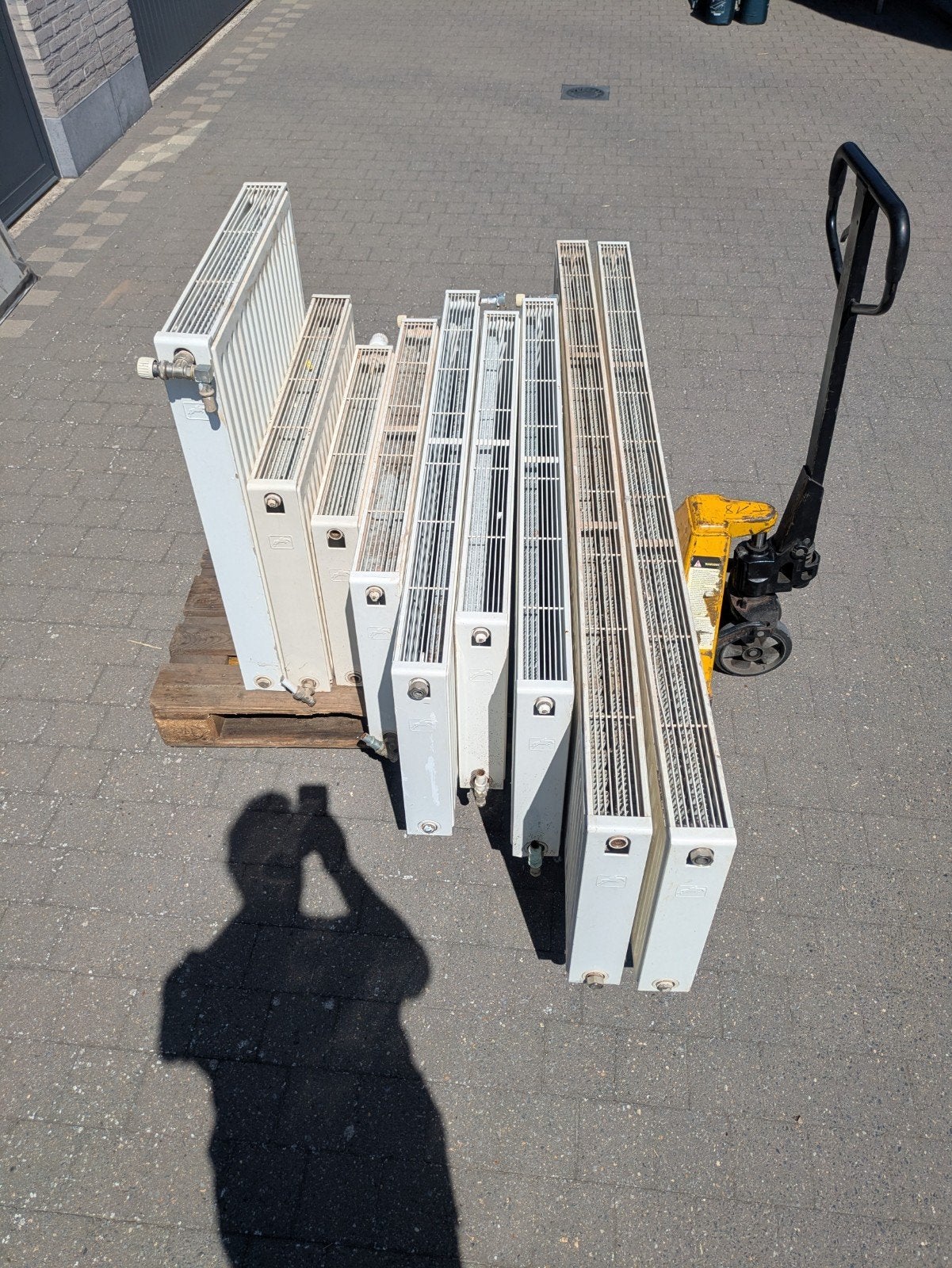 Lot radiatoren., Doe-het-zelf en Bouw, Verwarming en Radiatoren, Ophalen, Gebruikt