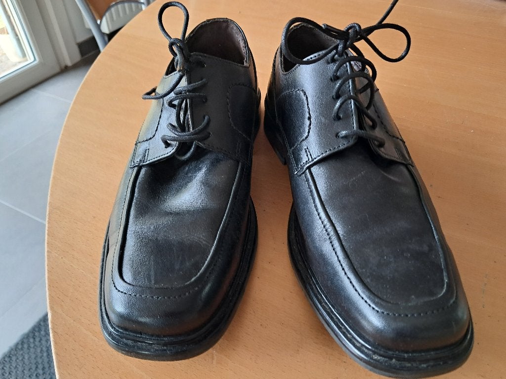 schoen, met veter, heren Filanto zwart leer 42, artigiana, Kleding | Heren, Schoenen, Filanto, Zwart, Ophalen of Verzenden, Veterschoenen