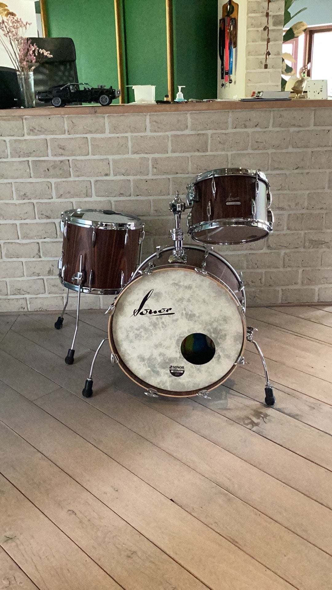 SONOR VT-20-R bois de rose vintage, Musique & Instruments, Batteries & Percussions, Enlèvement, Comme neuf, Sorento