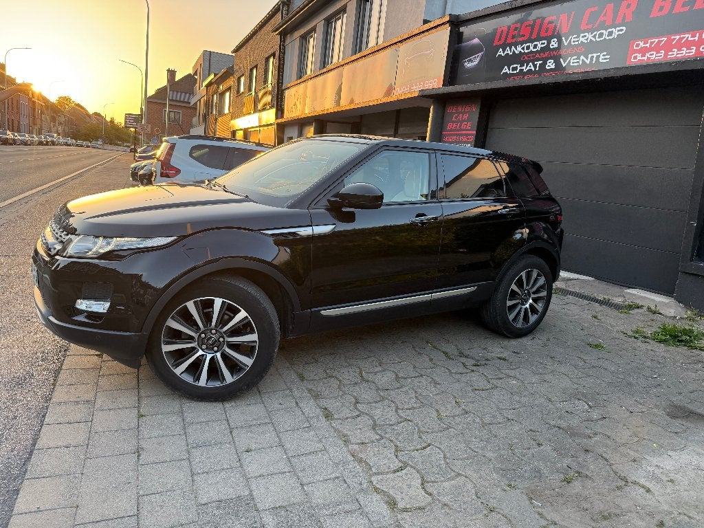 Land Rover Evoque Benzine 2.0 Si4 4WD Automaat Prestige, Zwart, Leder, Bedrijf, SUV of Terreinwagen