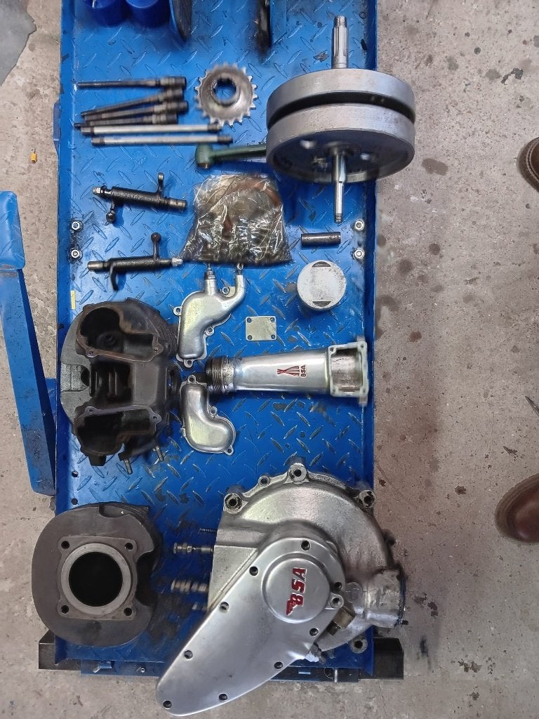 MOTEUR BSA B31 350cc, Enlèvement, Utilisé