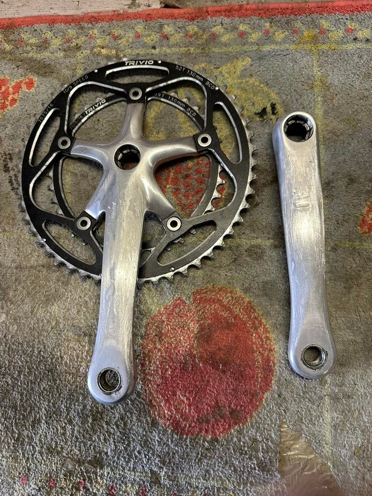 Pédalier, vélo de route, Pédalier ou Pédales, Enlèvement ou Envoi, Utilisé, Aluminium