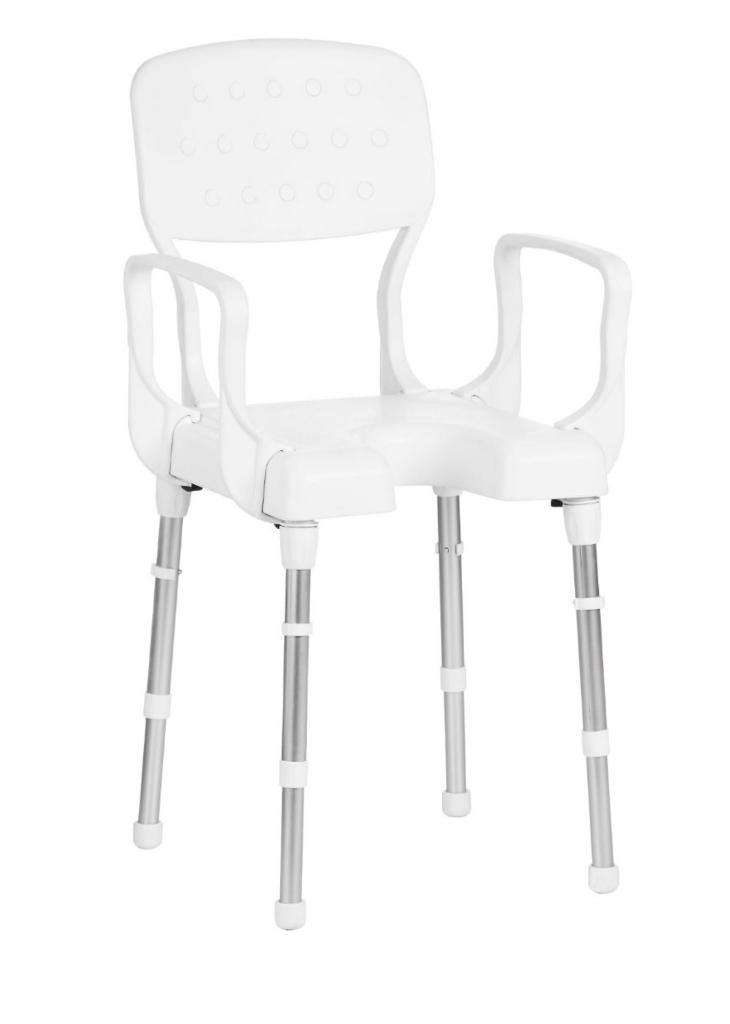 Chaise de douche ajustable - NEUVE - NIZZA - REBOTEC, Divers, Matériel Infirmier, Enlèvement ou Envoi, Neuf