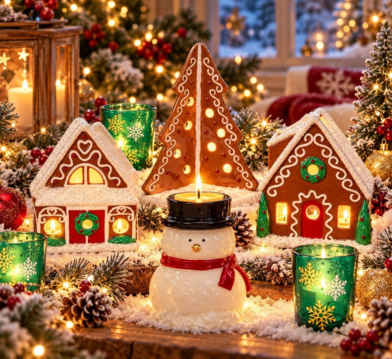 Nieuw! PartyLite kerstset  Shining Moments 7 stuks, Ophalen of Verzenden, Nieuw