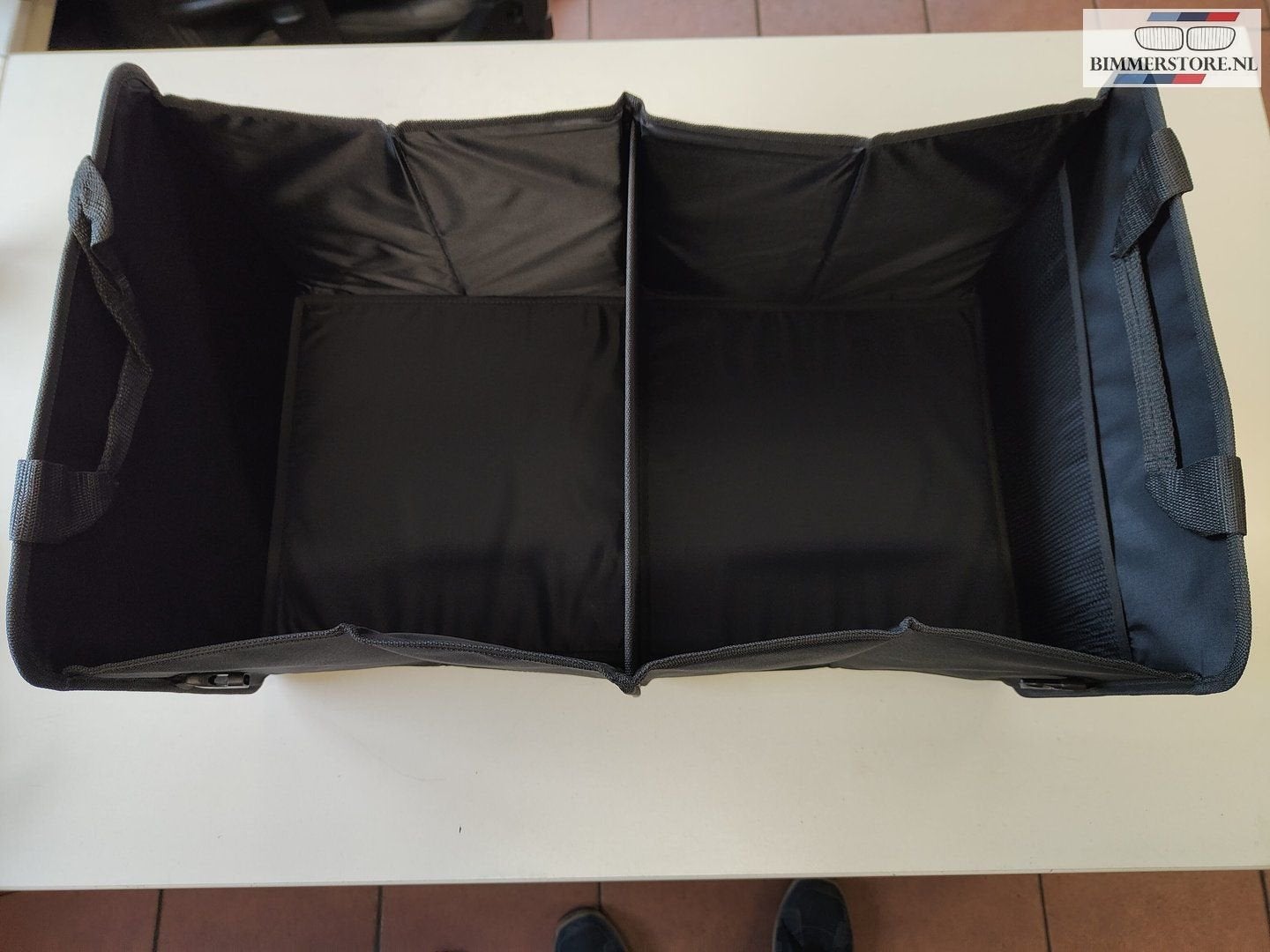 BMW zwarte kofferbak opbergbox organizer 2 vaks 80222207524, Autos : Divers, Coffres de toit, Neuf, -, -, -