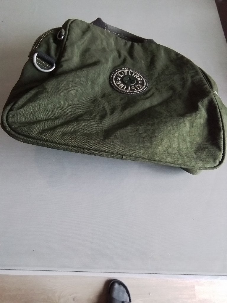HANDTAS KIPLING, Handtassen en Accessoires, Ophalen of Verzenden, Gebruikt, Groen, Handtas
