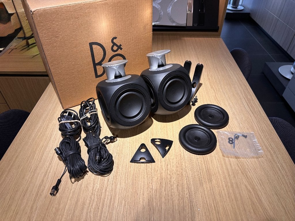 Bang & olufsen Beolab 3 met originele verpakking - B&O, Audio, Tv en Foto, Luidsprekerboxen, Gebruikt, Info@bang-olufsen.dk, 120 watt of meer