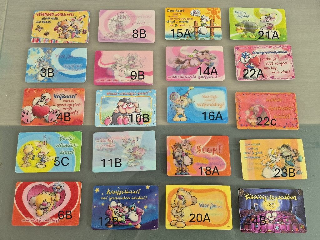 Diddl funcard, Verzamelen, Diddl, Ophalen, Diddl, Gebruikt, Papier, Kaart of Schrift