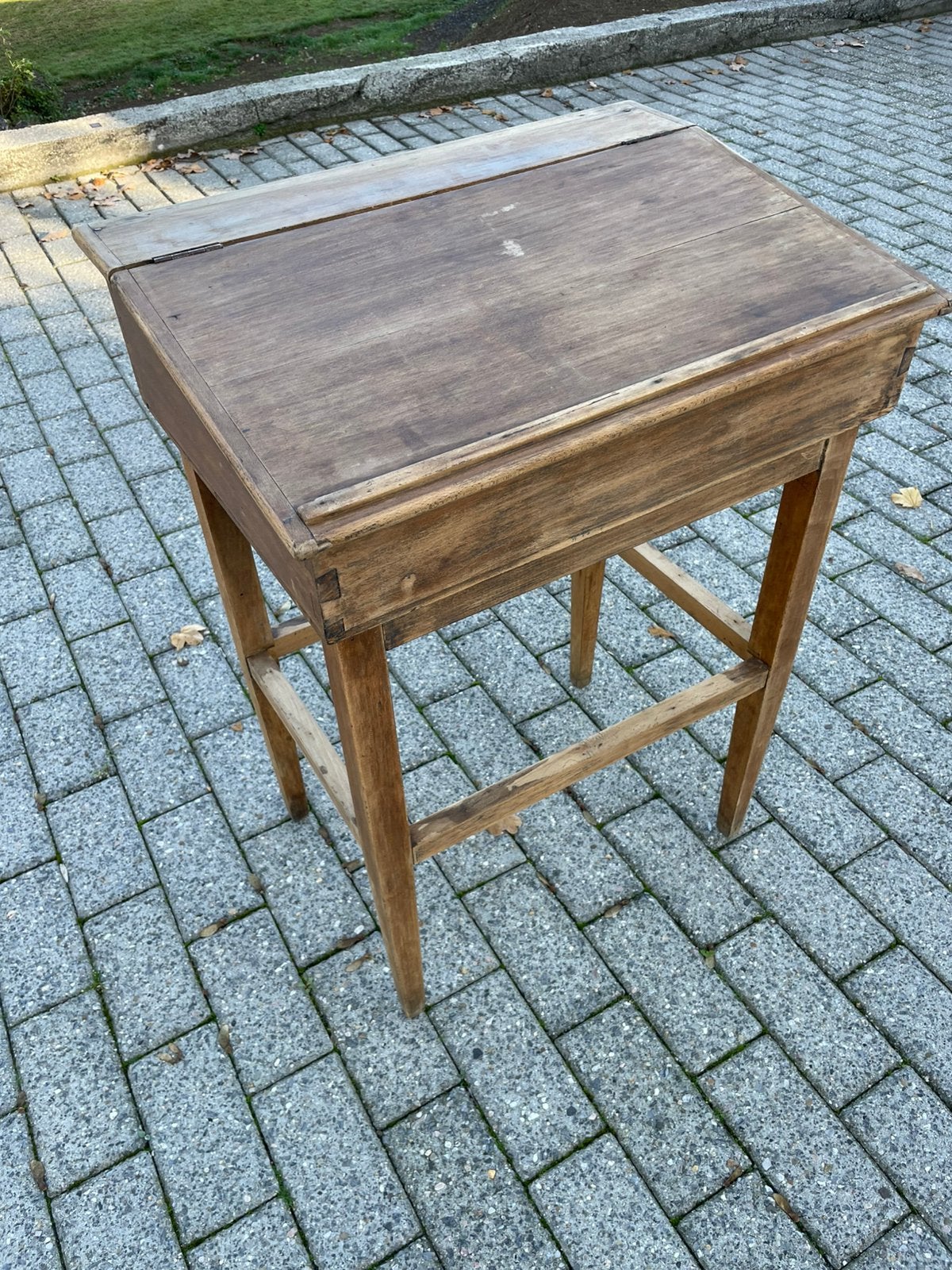 Ancien pupitre d’ecolier,de comptoir Vintage, Enlèvement