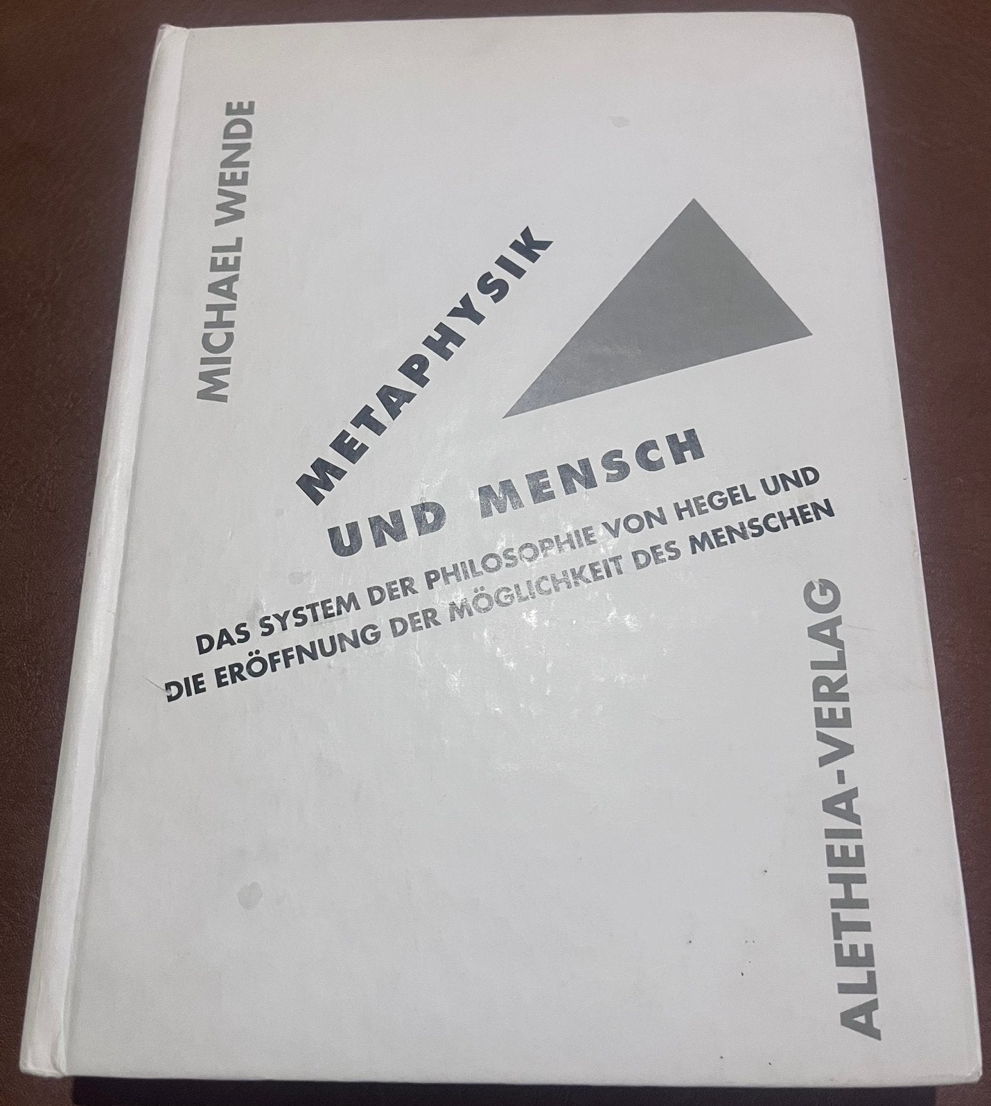 Boek - Metaphysik Und Mensch - Michael Wende - Duitstalig, Livres, Philosophie, Enlèvement ou Envoi, Utilisé, Métaphysique ou Philosophie naturelle
