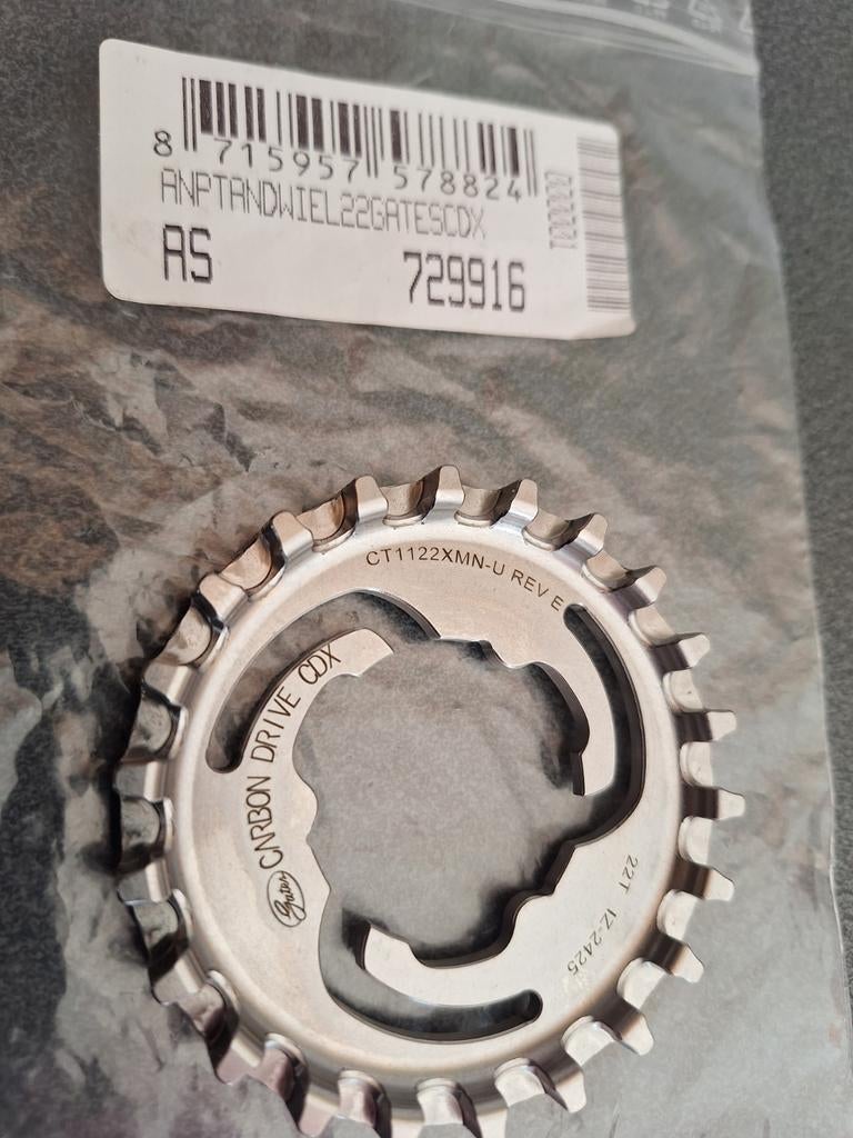 Gates achtertandwiel 22T CDX, Fietsen en Brommers, Ophalen