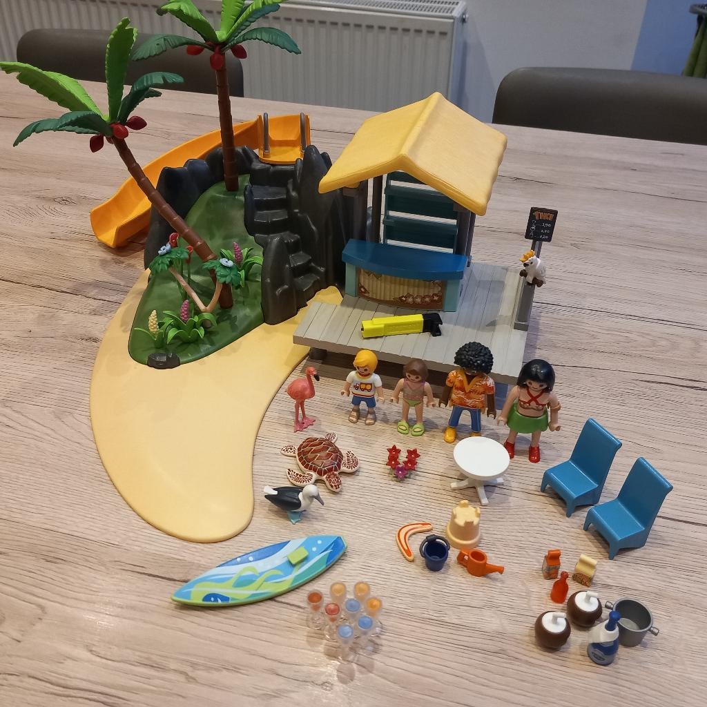 9162 Playmobil Leisure strandbar, Ophalen of Verzenden, Zo goed als nieuw, Complete set