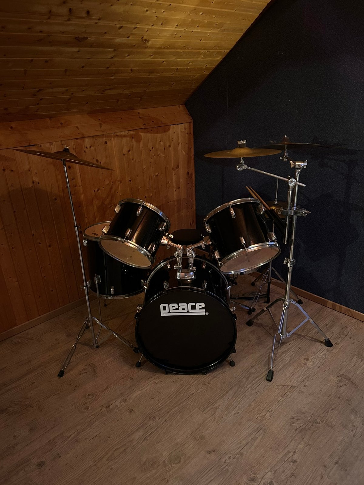 Drumstel PEACE - volledig, Musique & Instruments, Batteries & Percussions, Utilisé, Enlèvement