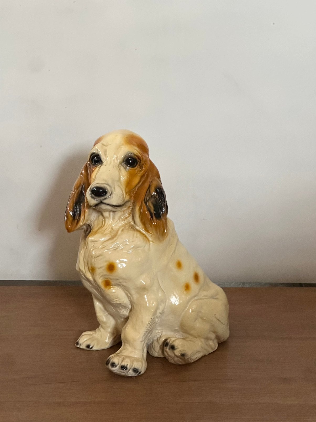 Vintage ceramic dog, Antiek en Kunst, Ophalen