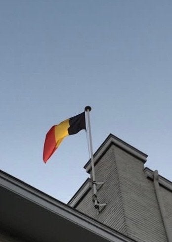 Vlaggenmast voor een gevel van 4 meter, Ophalen, Gebruikt