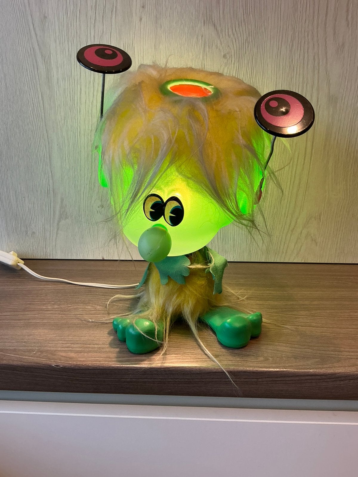 Vintage linea zero ialy alien ufo space age lamp;, Ophalen, Zo goed als nieuw, Vintage