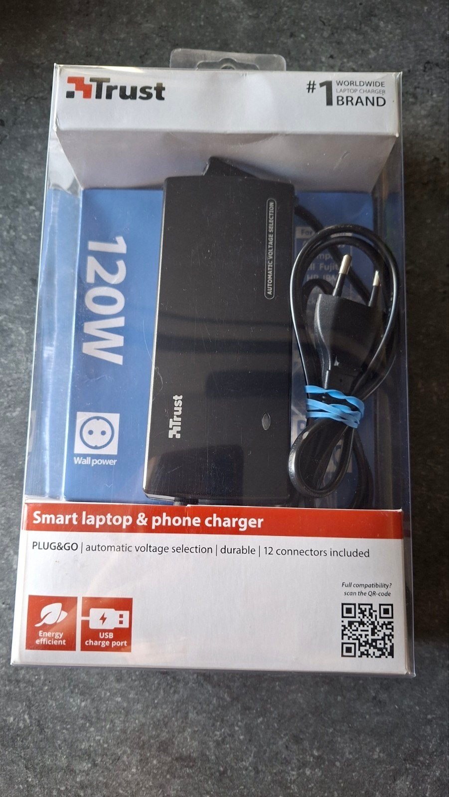 Trust 125W Notebook Power Adapter, Ophalen of Verzenden