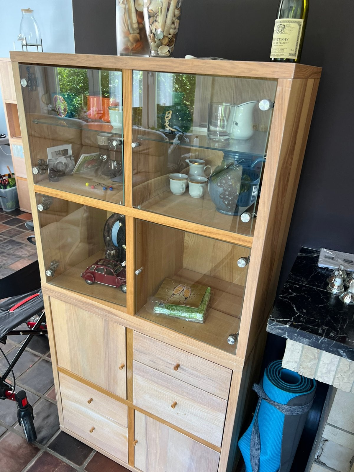 Armoire vitrine, Huis en Inrichting, Kasten | Vitrinekasten, Ophalen, Gebruikt