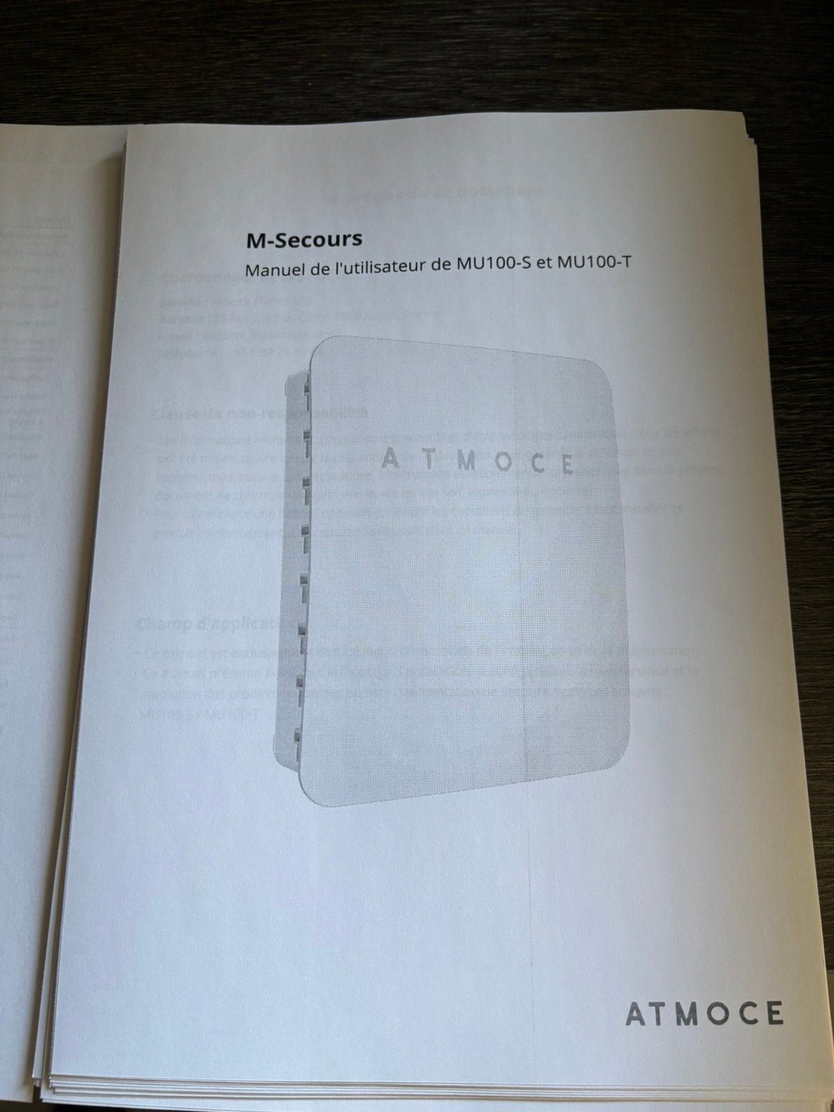 ATMOCE MU100-S Backup Box Monophasé - État proche du neuf, Enlèvement ou Envoi, Comme neuf