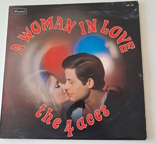 The Four Aces - A Woman in Love LP, Cd's en Dvd's, Ophalen, 1960 - 1969, Gebruikt, 12 inch