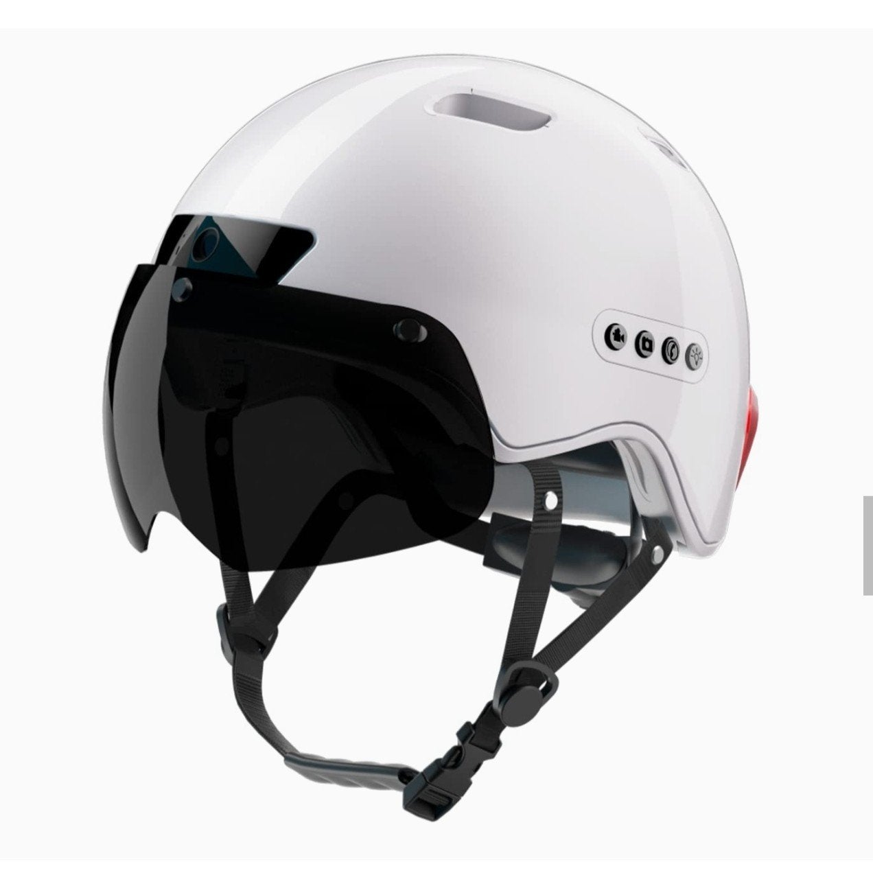 casque vélo urbain avec lumière, caméra et fonction téléphon, Vélos & Vélomoteurs, Enlèvement ou Envoi, M, Comme neuf, Homme ou Femme