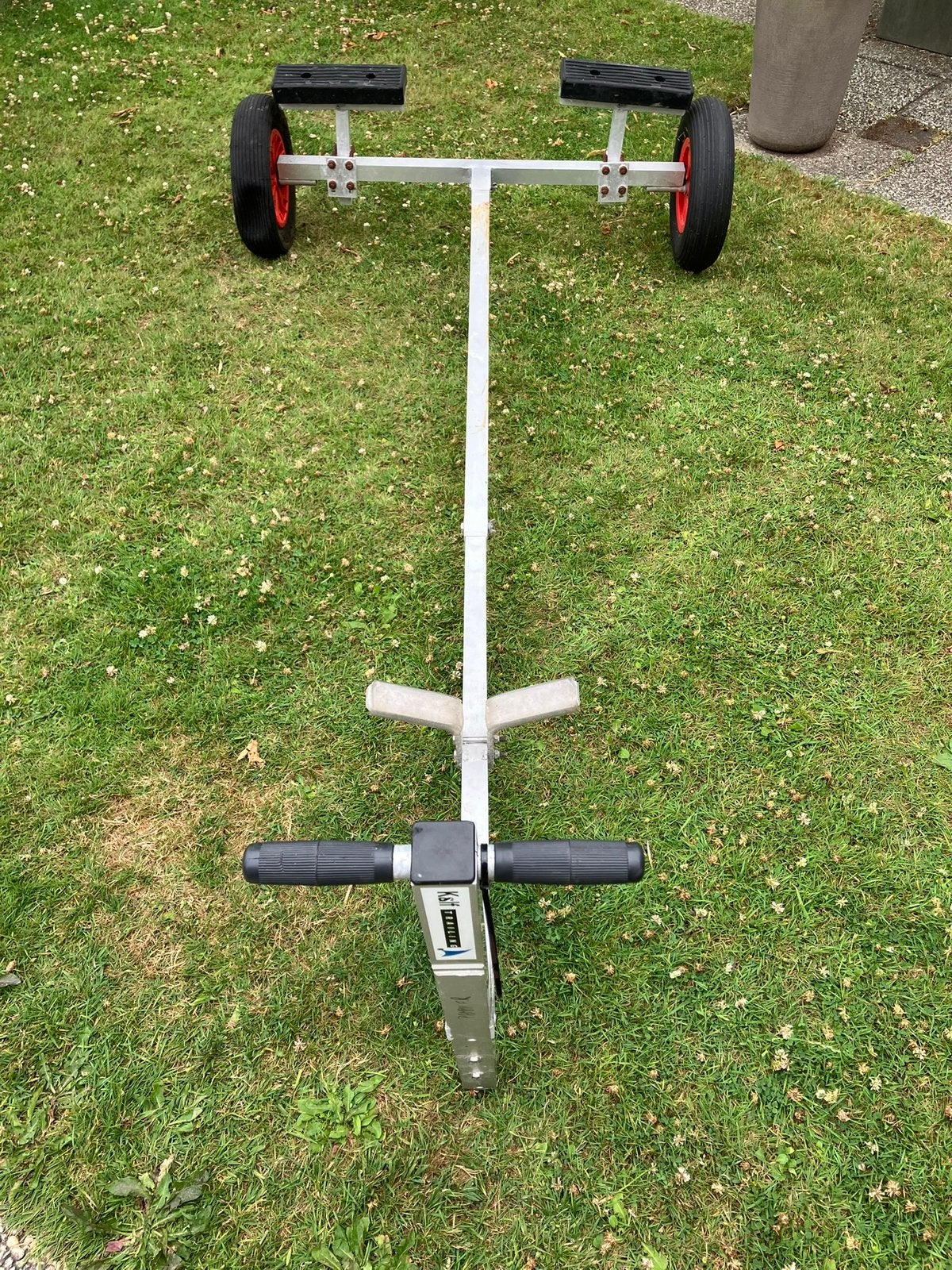 Stradtrailer voor rubberbootje (3m)merk Kalf, Ophalen, Strandtrailer