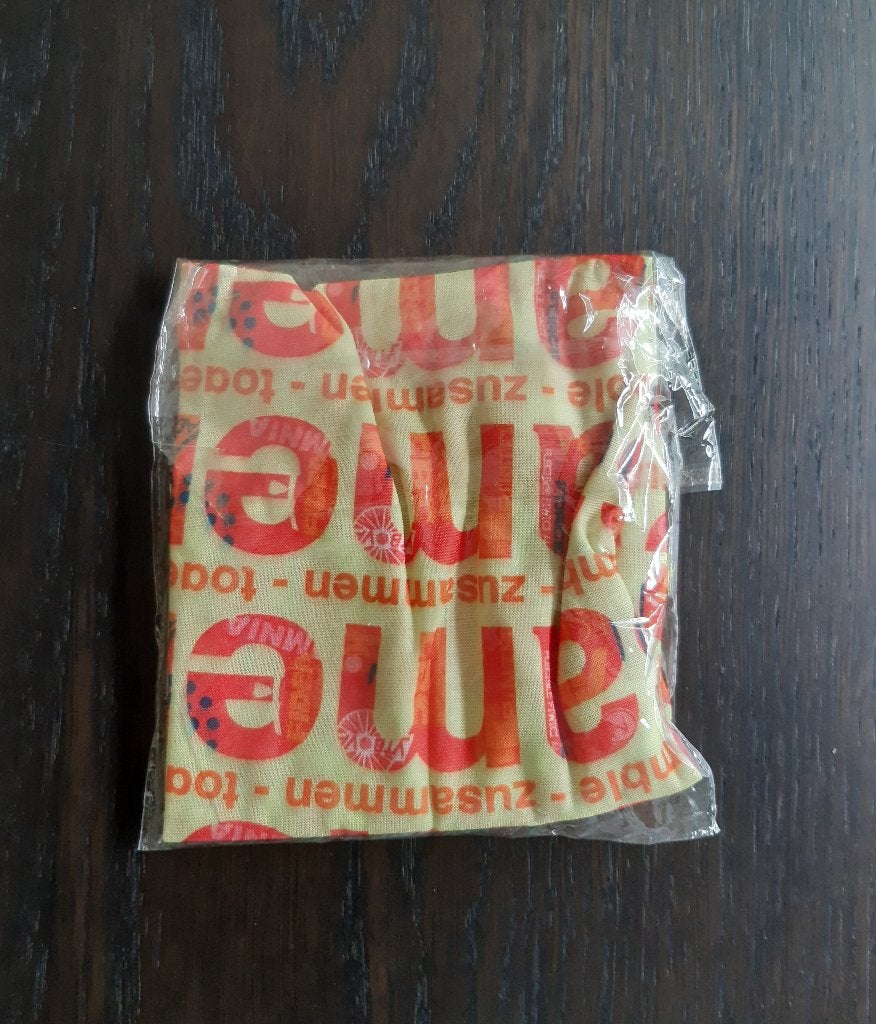 Nog nieuw - buff (geel met rood), Ophalen of Verzenden, Nieuw
