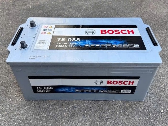 Bosch TE 088 accu 12V 240Ah 1200A, Auto-onderdelen, Ophalen of Verzenden, Gebruikt, DAF, Accu's en Accessoires