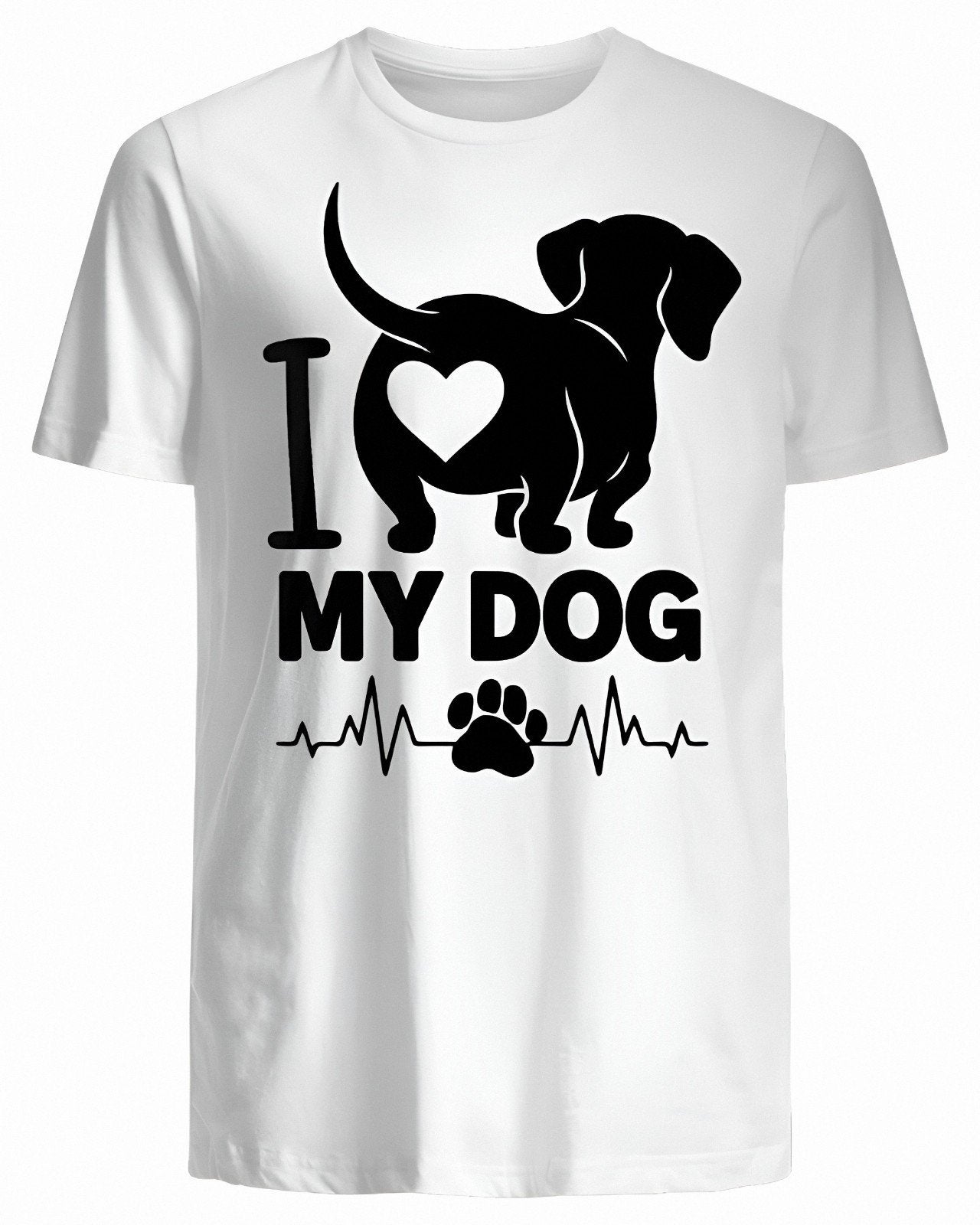 I Love My Dog/Een T-shirt voor hondenliefhebbers, Kleding | Heren, Ophalen of Verzenden, Nieuw