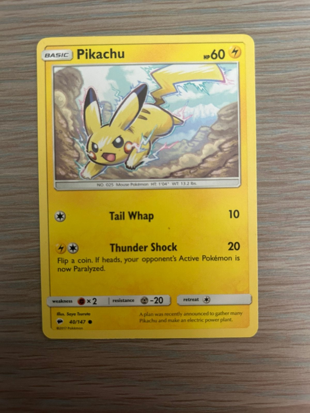 Pokemon kaart Pikachu, Hobby en Vrije tijd, Ophalen of Verzenden, Zo goed als nieuw, Losse kaart