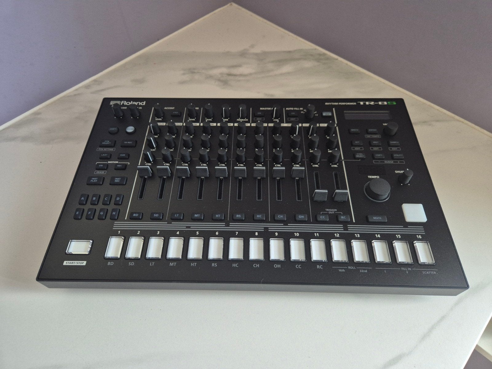 Roland TR-8S druncomputer, Ophalen, Nieuw, 5 tot 10 kanalen