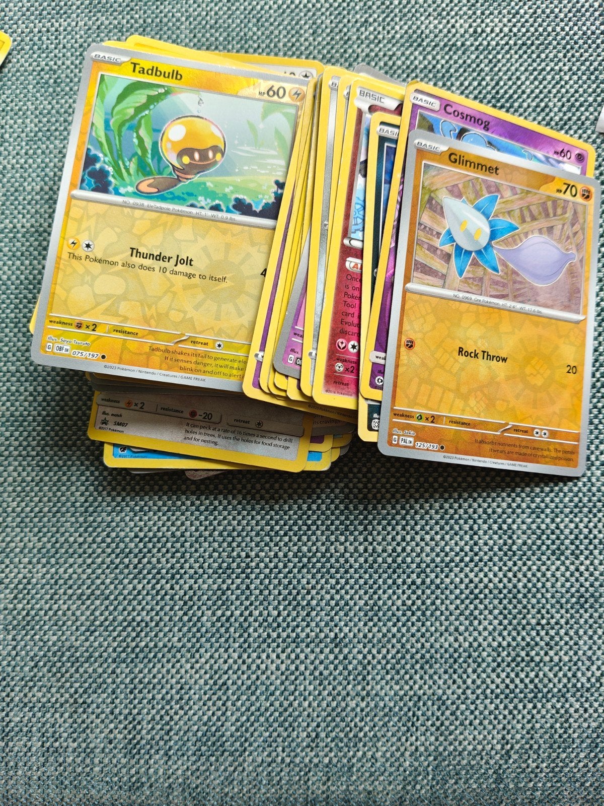 65 Pokemon kaarten, Ophalen