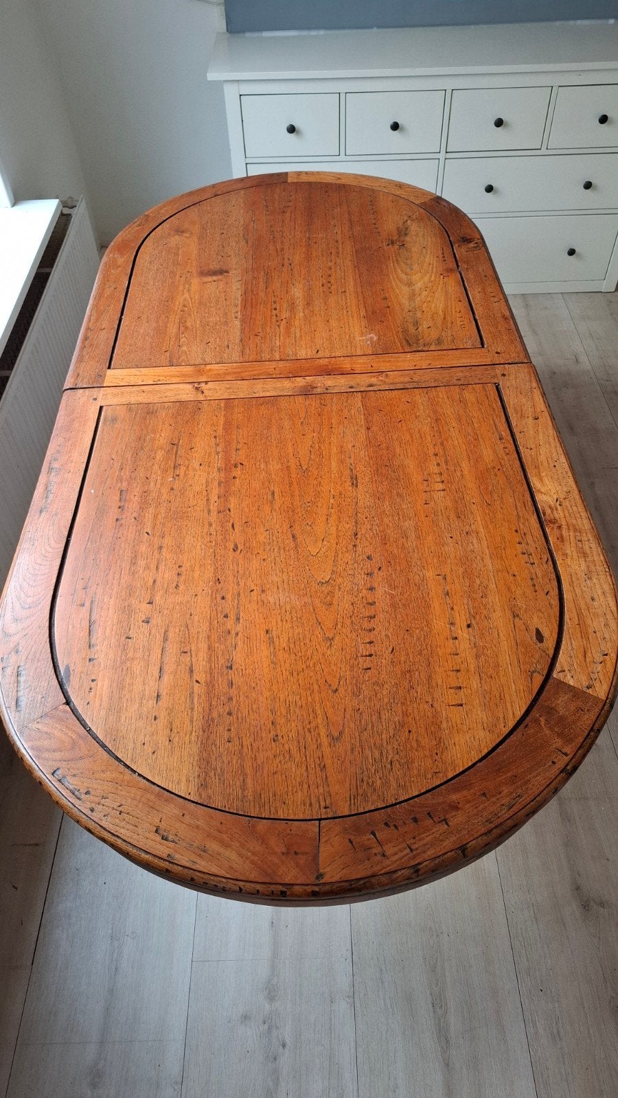Table à manger extensible indonésienne en bois massif, Enlèvement