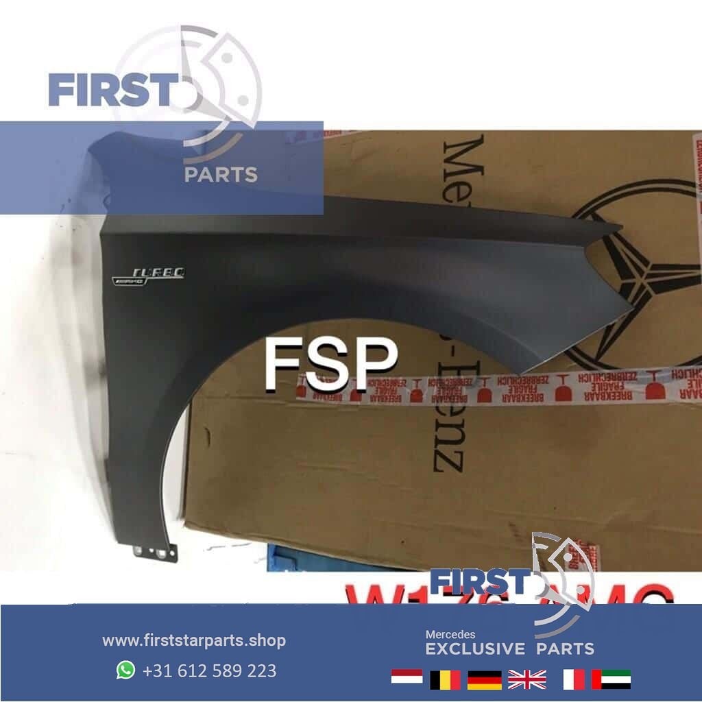 W176 A45 AMG zijscherm Mercedes A Klasse 2012-2018 45 grijs, Gebruikt, -, Ophalen of Verzenden, Spatbord
