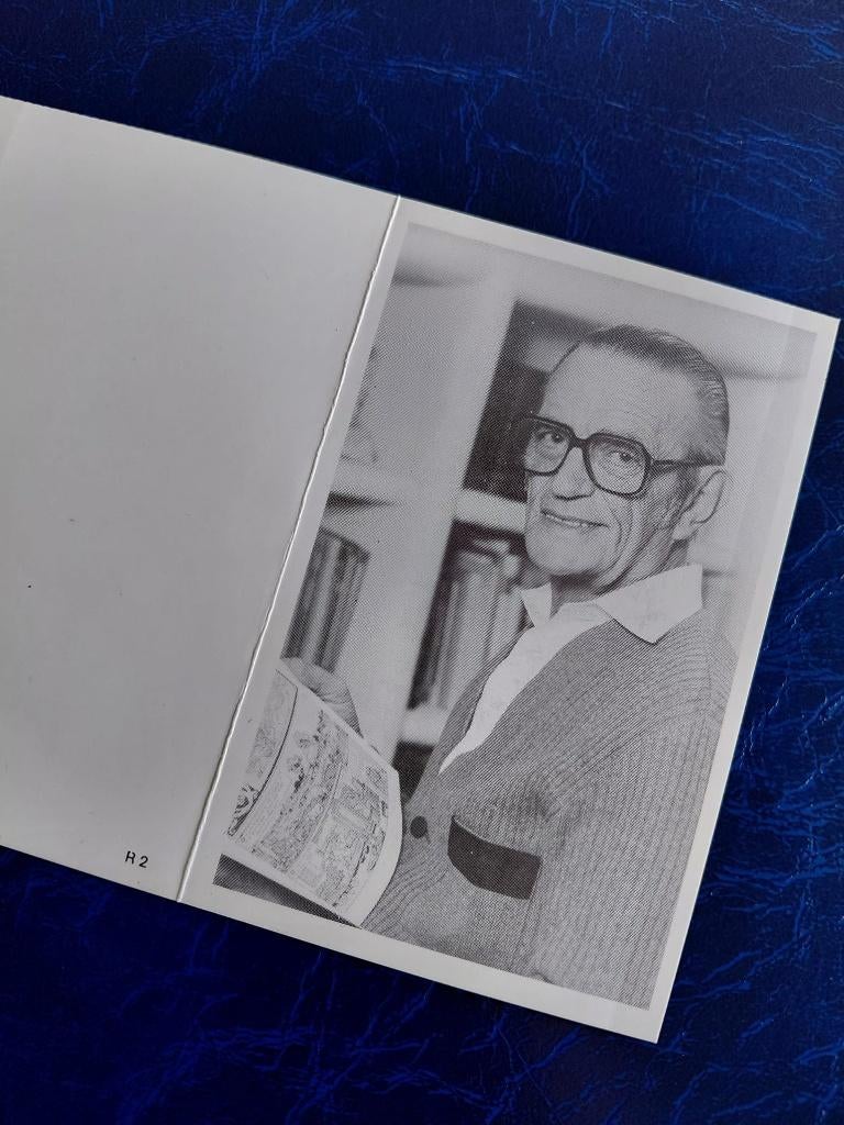Bidprent Willy Vandersteen, Verzamelen, Verzenden, Bidprentje